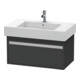 Duravit Meuble sous-lavabo Ketho 80x45,5 cm, graph ma, 1 tiroir, suspendu-1