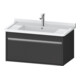 Duravit Meuble sous-lavabo Ketho 80x45,5 cm, graph ma, 1 tiroir, suspendu mural-1
