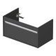 Duravit Meuble sous-lavabo Ketho 80x45,5 cm, graph ma, 1 tiroir, suspendu mural