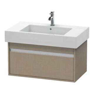 Duravit Meuble sous-lavabo Ketho 80x45,5 cm, lin, 1 tiroir, suspendu
