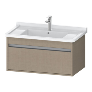 Duravit Meuble sous-lavabo Ketho 80x45,5 cm, lin, 1 tiroir, suspendu