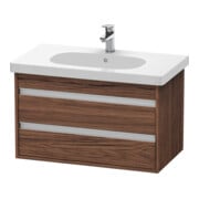 Duravit Meuble sous-lavabo Ketho 80x45,5 cm, noyer foncé, 2 tiroirs, suspendu-1