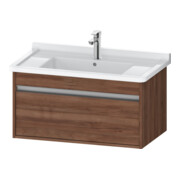 Duravit Meuble sous-lavabo Ketho 80x45,5 cm, noyer naturel, 1 tiroir, suspendu