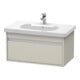 Duravit Meuble sous lavabo Ketho 80x45,5 cm, taupe, 1 tiroir, suspendu-1