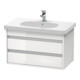 Duravit Meuble sous-lavabo Ketho 80x45,5 cm, Taupe, 2 tiroirs, suspendu-4