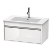 Duravit Meuble sous lavabo Ketho 80x47,5 cm, blanc brillant, 1 tiroir, suspendu-1