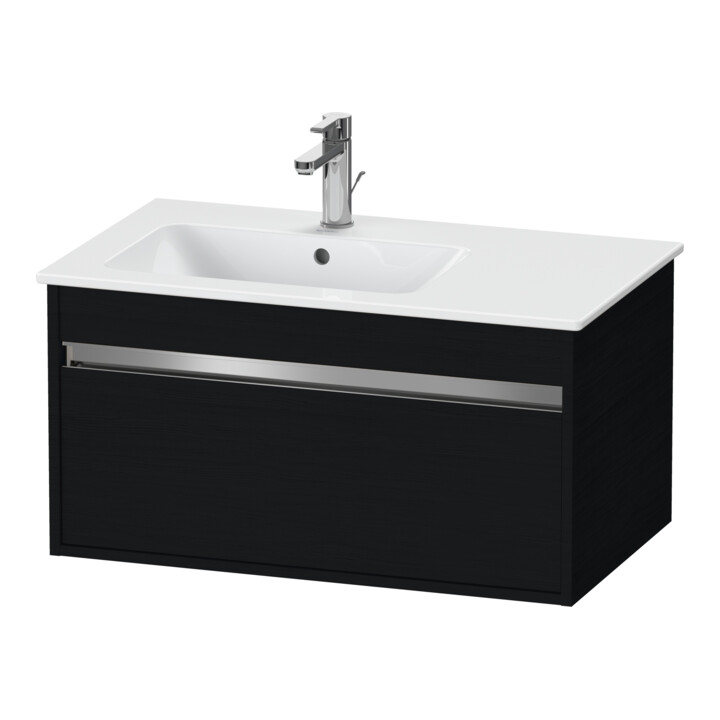 Duravit Meuble sous lavabo Ketho 80x47,5 cm, blanc œuf, 1 tiroir, suspendu