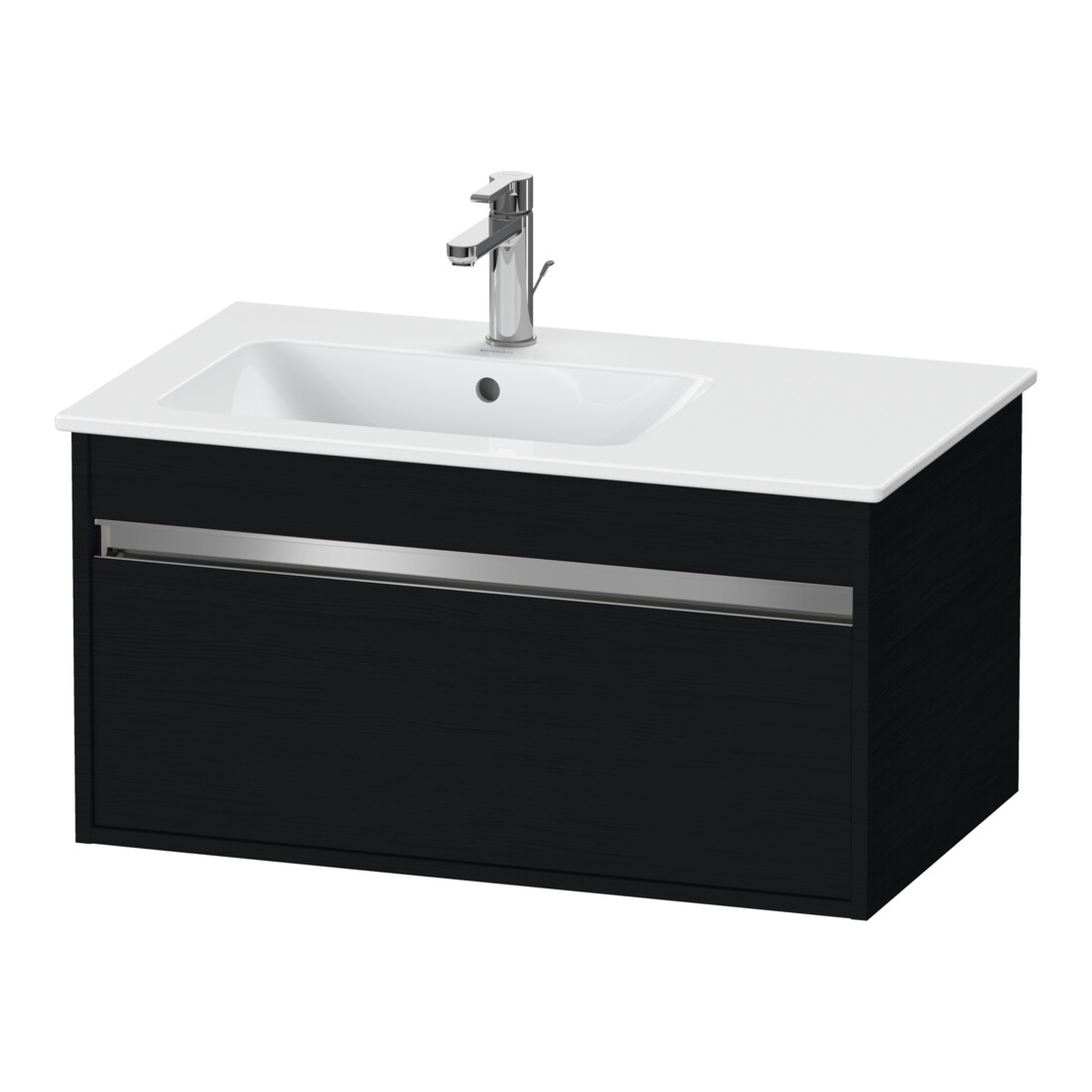 Duravit Meuble sous lavabo Ketho 80x47,5 cm, blanc œuf, 1 tiroir, suspendu