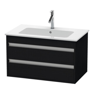 Duravit Meuble sous lavabo Ketho 80x47,5 cm, blanc œuf, 2 tiroirs, suspendu