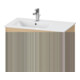 Duravit Meuble sous-lavabo Ketho 80x47,5 cm, chêne œuf, 1 tiroir, suspendu-2