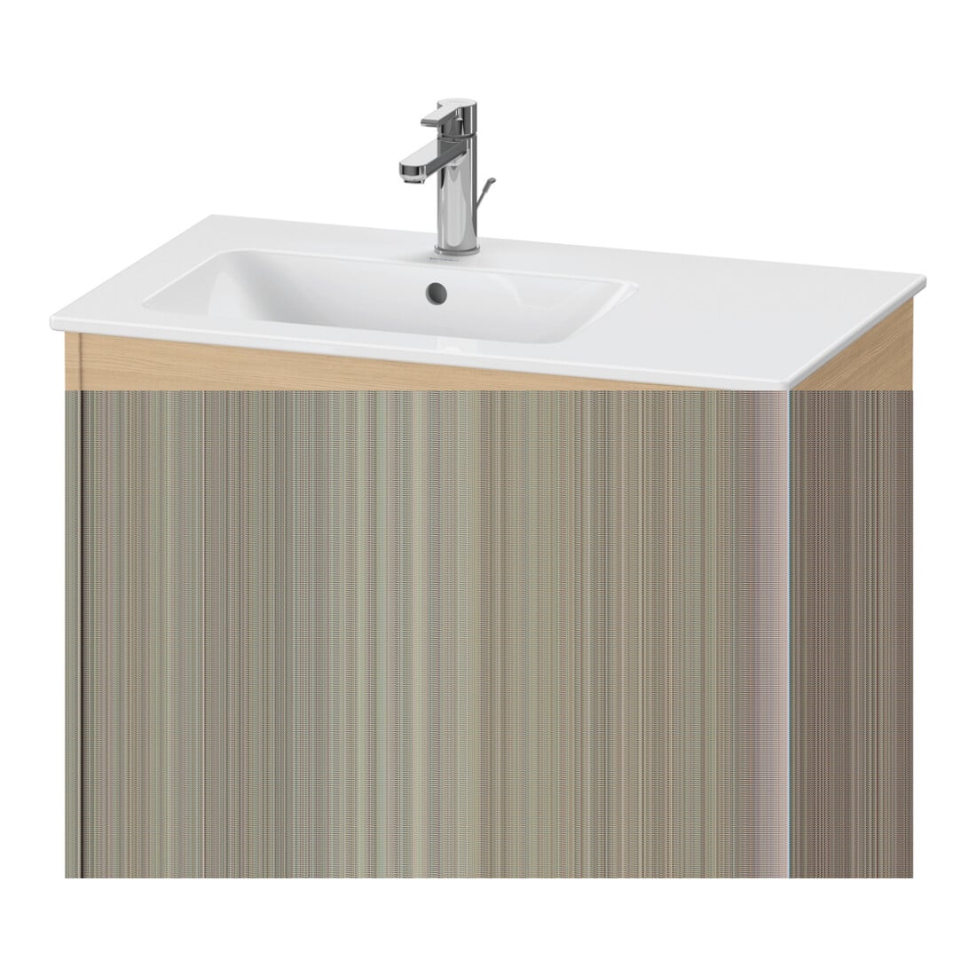 Duravit Meuble sous-lavabo Ketho 80x47,5 cm, chêne œuf, 1 tiroir, suspendu