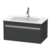 Duravit Meuble sous-lavabo Ketho 80x47,5 cm, graph ma, 1 tiroir, suspendu