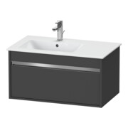 Duravit Meuble sous-lavabo Ketho 80x47,5 cm, graph ma, 1 tiroir, suspendu-5