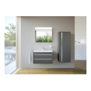 Duravit Meuble sous lavabo Ketho 80x47,5 cm, graph ma, 2 tiroirs, suspendu-4
