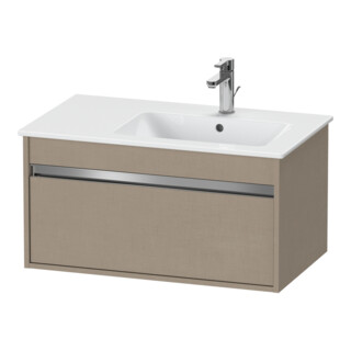 Duravit Meuble sous lavabo Ketho 80x47,5 cm, lin, 1 tiroir, suspendu