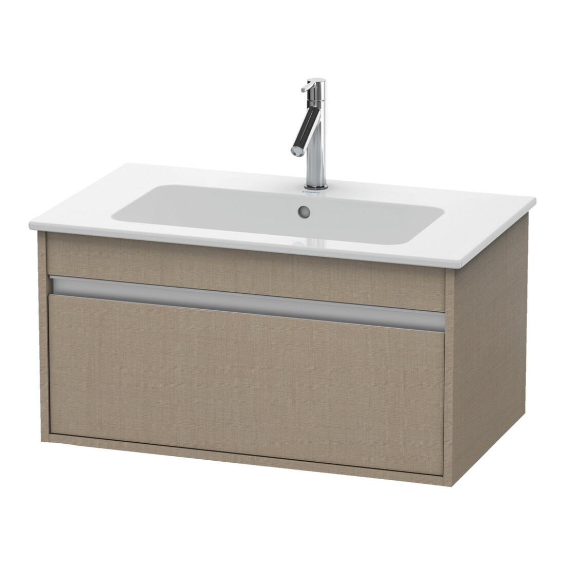 Duravit Meuble sous lavabo Ketho 80x47,5 cm, lin, 1 tiroir, suspendu