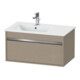 Duravit Meuble sous lavabo Ketho 80x47,5 cm, lin, 1 tiroir, suspendu-4