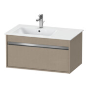 Duravit Meuble sous lavabo Ketho 80x47,5 cm, lin, 1 tiroir, suspendu-4