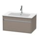 Duravit Meuble sous-lavabo Ketho 80x47,5 cm, mat, 1 tiroir, suspendu mural-1