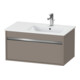 Duravit Meuble sous-lavabo Ketho 80x47,5 cm, mat, 1 tiroir, suspendu mural-2