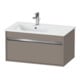 Duravit Meuble sous-lavabo Ketho 80x47,5 cm, mat, 1 tiroir, suspendu mural-5