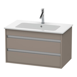 Duravit Meuble sous-lavabo Ketho 80x47,5 cm, mat, 2 tiroirs, suspendu