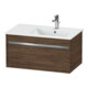Duravit Meuble sous-lavabo Ketho 80x47,5 cm, noyer foncé, 1 tiroir, suspendu-4
