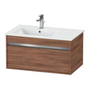 Duravit Meuble sous-lavabo Ketho 80x47,5 cm, noyer naturel, 1 tiroir, suspendu-2