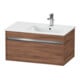 Duravit Meuble sous-lavabo Ketho 80x47,5 cm, noyer naturel, 1 tiroir, suspendu-5