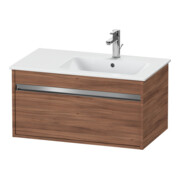 Duravit Meuble sous-lavabo Ketho 80x47,5 cm, noyer naturel, 1 tiroir, suspendu-5
