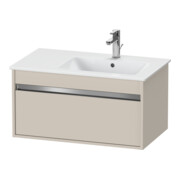 Duravit Meuble sous-lavabo Ketho 80x47,5 cm, taupe, 1 tiroir, suspendu-2