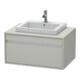 Duravit Meuble sous-lavabo Ketho 80x55 cm, bg m, f EWT m, 1 tiroir, suspendu-1