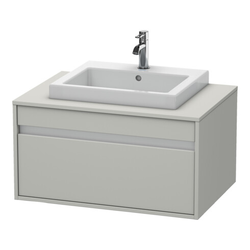 Duravit Meuble sous-lavabo Ketho 80x55 cm, bg m, f EWT m, 1 tiroir, suspendu