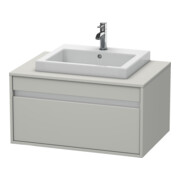 Duravit Meuble sous-lavabo Ketho 80x55 cm, bg m, f EWT m, 1 tiroir, suspendu
