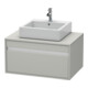 Duravit Meuble sous lavabo Ketho 80x55 cm, blanc mat, 1 tiroir, suspendu-1