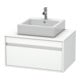 Duravit Meuble sous-lavabo Ketho 80x55 cm, blanc mat, 1 tiroir, suspendu-1