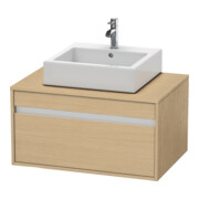 Duravit Meuble sous-lavabo Ketho 80x55 cm, E N, f AWT m, 1 tiroir, suspendu