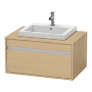 Duravit Meuble sous lavabo Ketho 80x55 cm, E N, f EWT m, 1 tiroir, suspendu