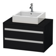 Duravit Meuble sous lavabo Ketho 80x55 cm, E s, f AWT milieu, 2 tiroirs