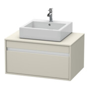 Duravit Meuble sous-lavabo Ketho 80x55 cm, H, pour AWT milieu, 1 tiroir, suspendu