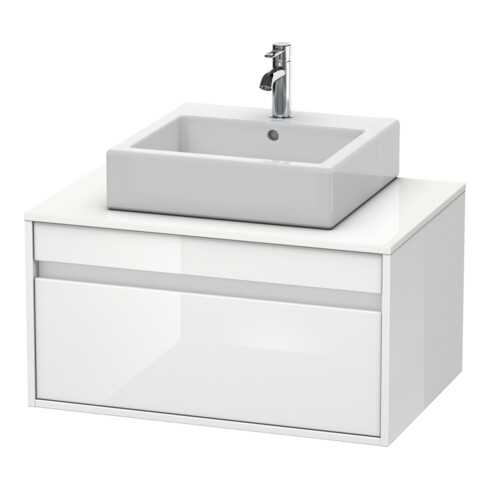 Duravit Meuble sous-lavabo Ketho 80x55 cm, H, pour AWT milieu, 1 tiroir, suspendu
