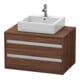 Duravit Meuble sous-lavabo Ketho 80x55 cm, N d, f AWT milieu, 2 tiroirs-1