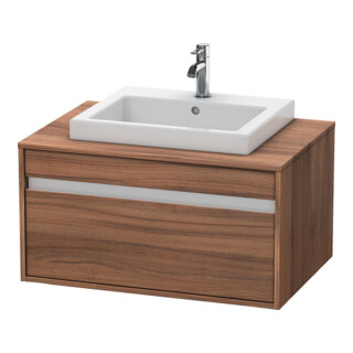 Duravit Meuble sous lavabo Ketho 80x55 cm, N N, f EWT m, 1 tiroir, suspendu