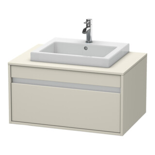 Duravit Meuble sous-lavabo Ketho 80x55cm, H, pour EWT central, 1 tiroir, suspendu