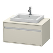 Duravit Meuble sous-lavabo Ketho 80x55cm, H, pour EWT central, 1 tiroir, suspendu-1