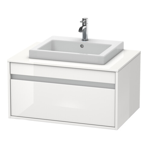 Duravit Meuble sous-lavabo Ketho 80x55cm, H, pour EWT central, 1 tiroir, suspendu