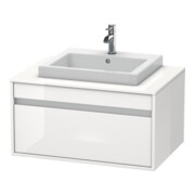 Duravit Meuble sous-lavabo Ketho 80x55cm, H, pour EWT central, 1 tiroir, suspendu-4