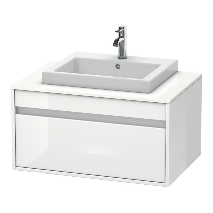 Duravit Meuble sous-lavabo Ketho 80x55cm, H, pour EWT central, 1 tiroir, suspendu