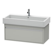 Duravit Meuble sous-lavabo Ketho 95x44 cm, béton gris, 1 tiroir, suspendu-1