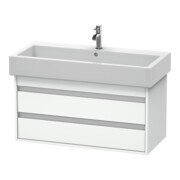 Duravit Meuble sous-lavabo Ketho 95x44 cm, blanc mat, 2 tiroirs, suspendu-1